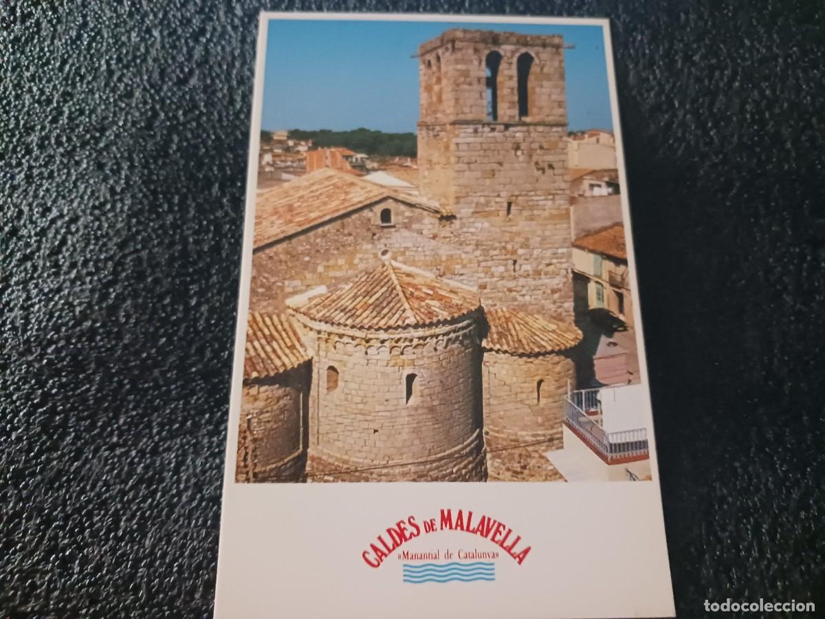 Postales: caldes de malavella, sant esteve, absides de l`esglesia parroquial, foto oliveras