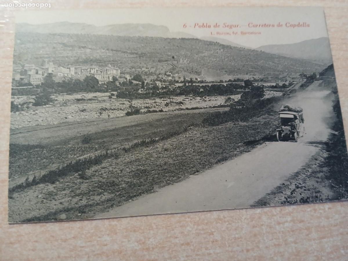 Postales: postal pobla de segur, carretera de capdella