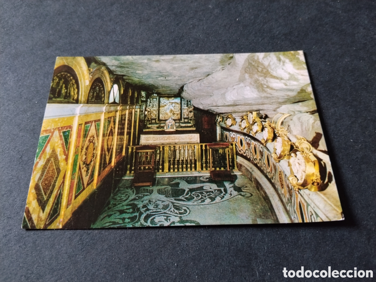 Postales: Postal Manresa interior cueva