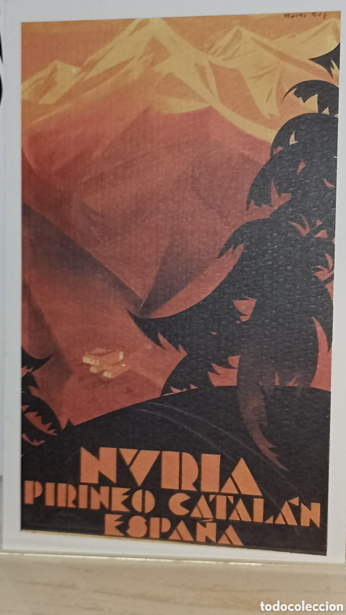 Postales: MINT !!cartel a&ntilde;os treinta Nuria Pirineo catal&aacute;n