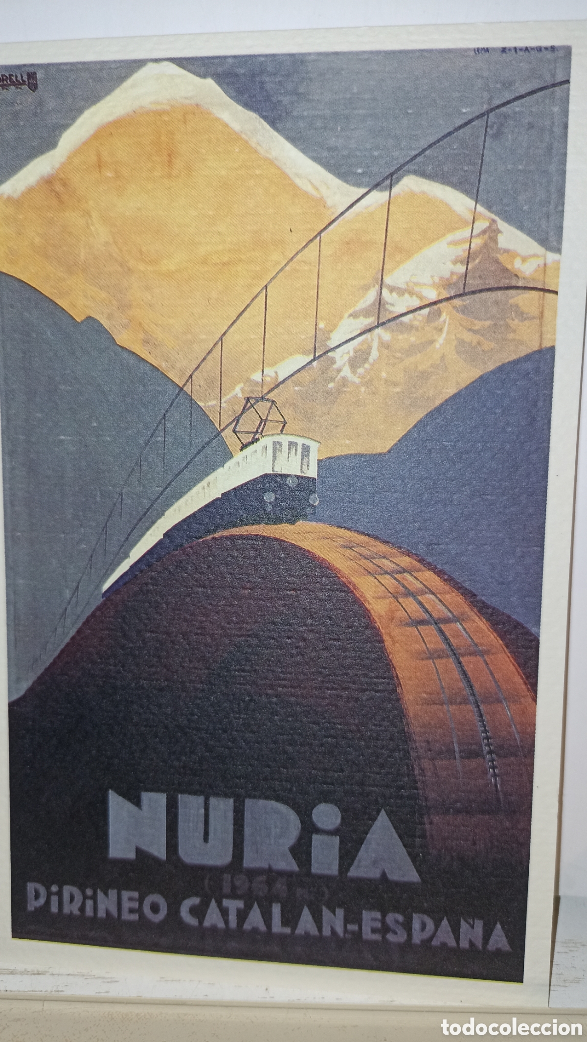 Postales: Mint Nuria Pirineo catal&aacute;n cartel a&ntilde;os treinta