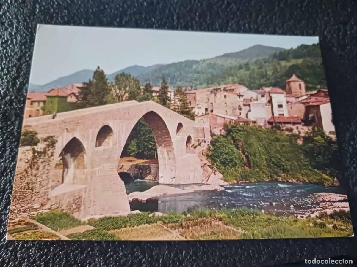 Postales: 1082 san joan de les abadesses, el pont vell, ed. alca, escrita