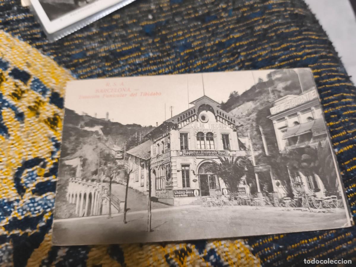 Postales: Estaci&oacute;n funicular del Tibidabo