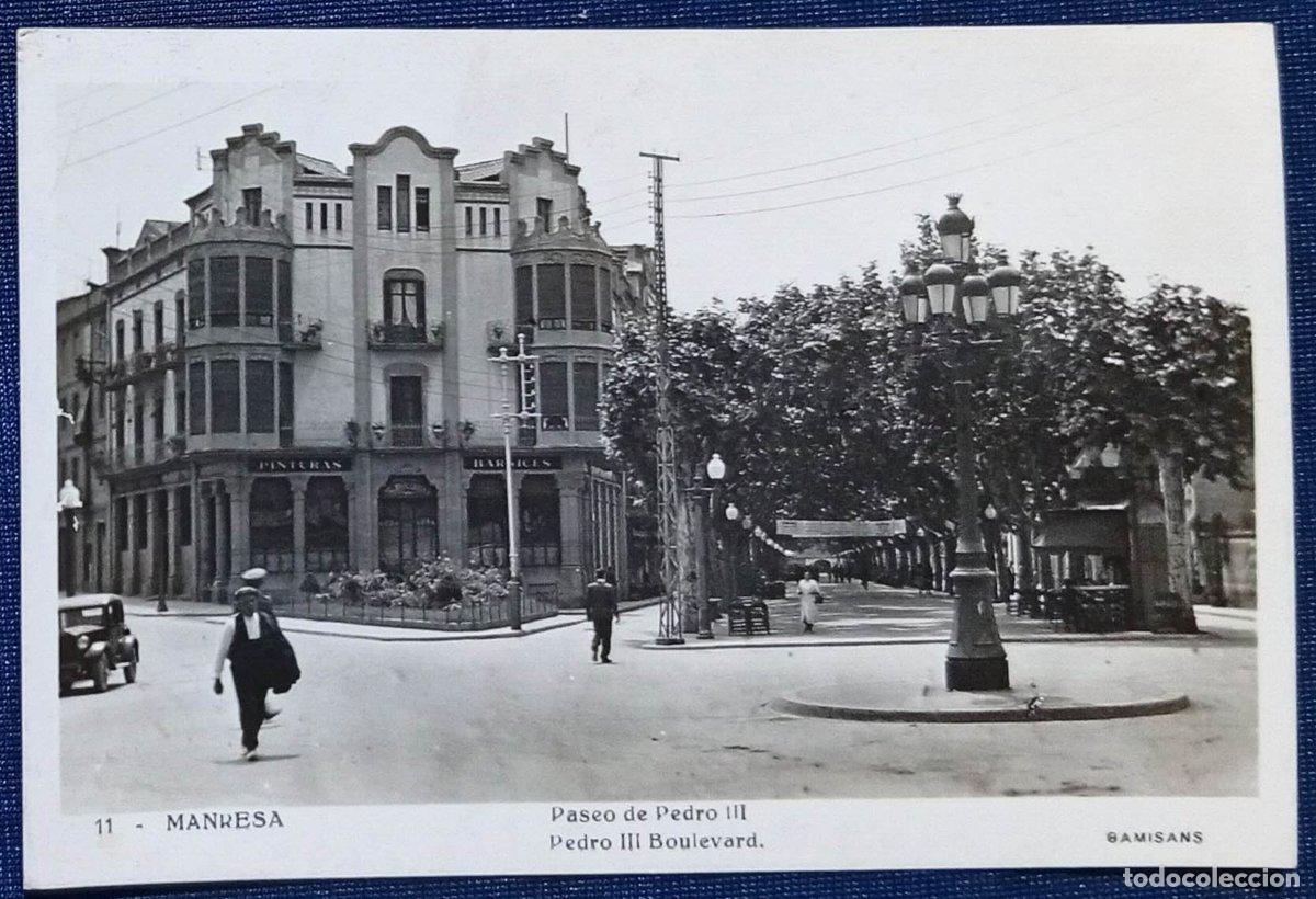 Postales: 11. MANRESA. PASEO DE PEDRO III. GAMISANS.
