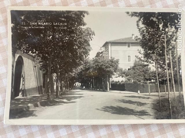 Postales: San Hilario Sacalm. N&ordm; 53. Paseig de la Font Vella. Fot. Vilamala