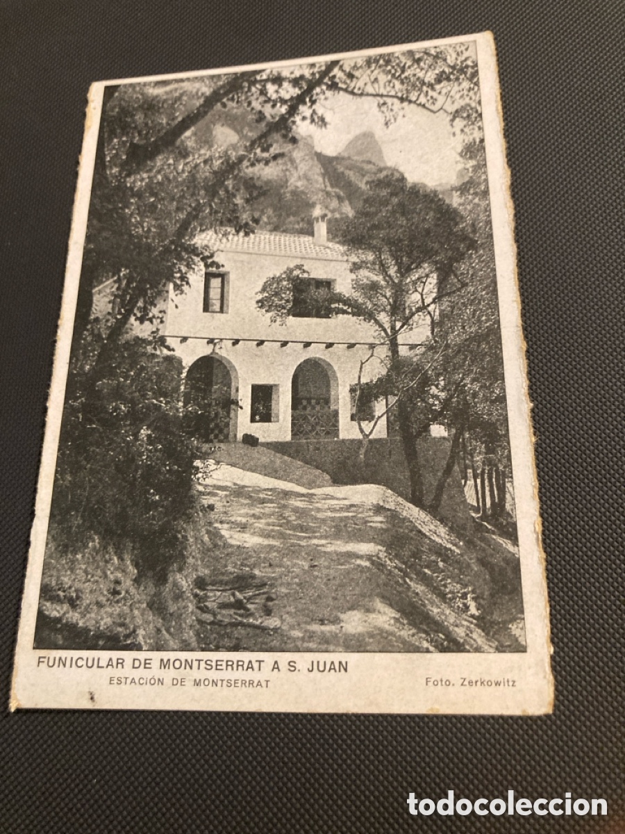Postales: Montserrat funicular Sant Joan estacion