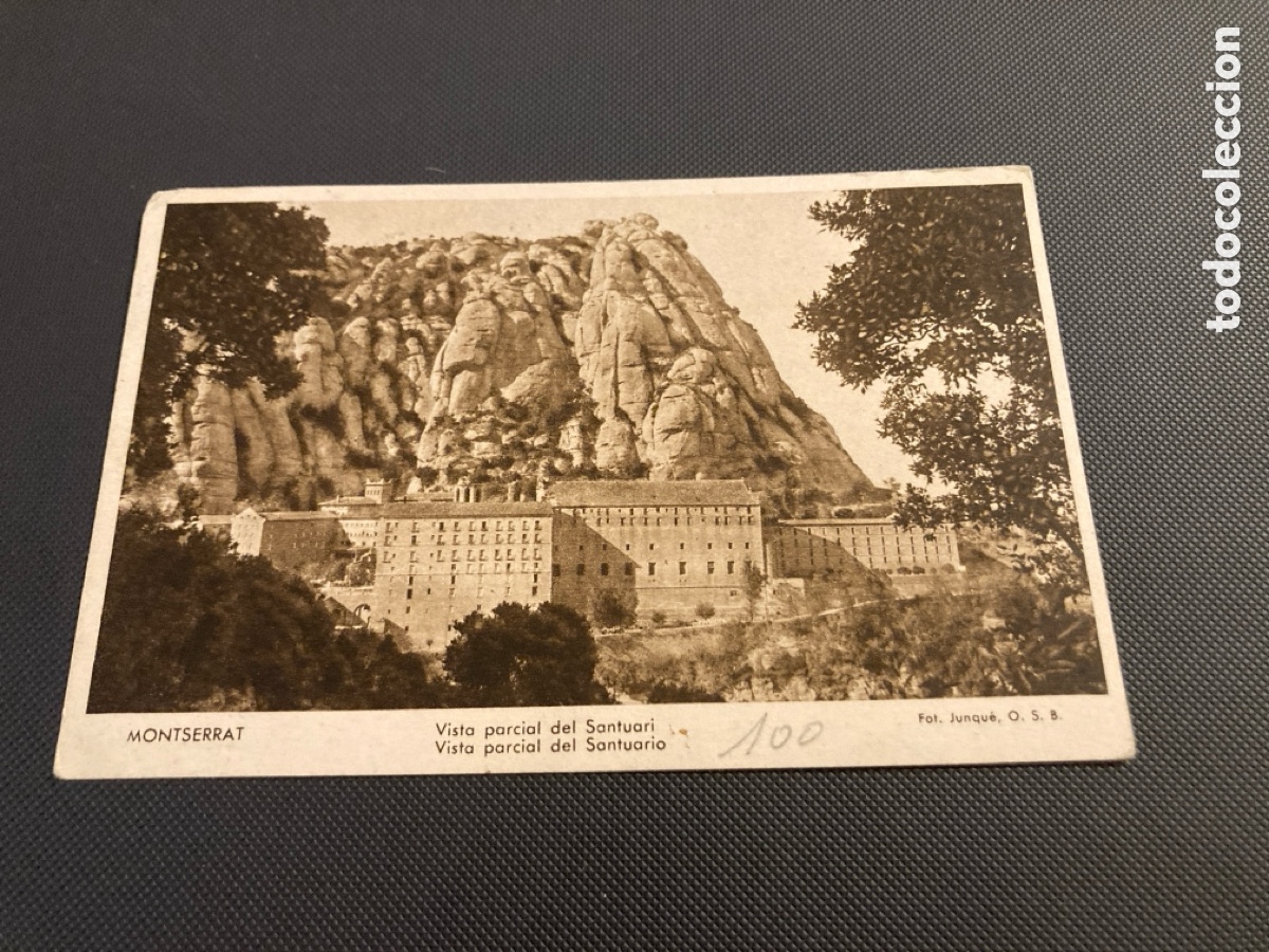 Postales: Montserrat vista parcial Santuario