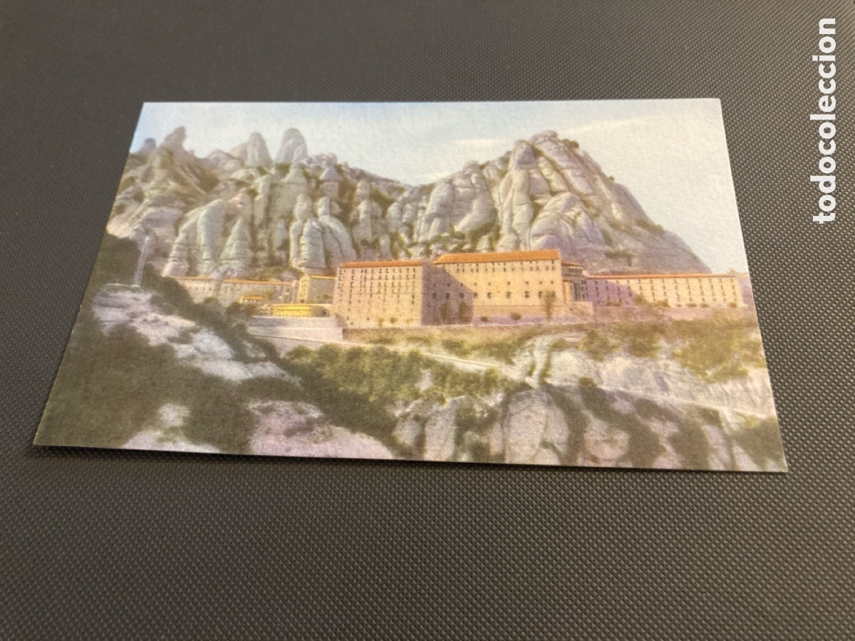 Postales: Montserrat vista general santuario