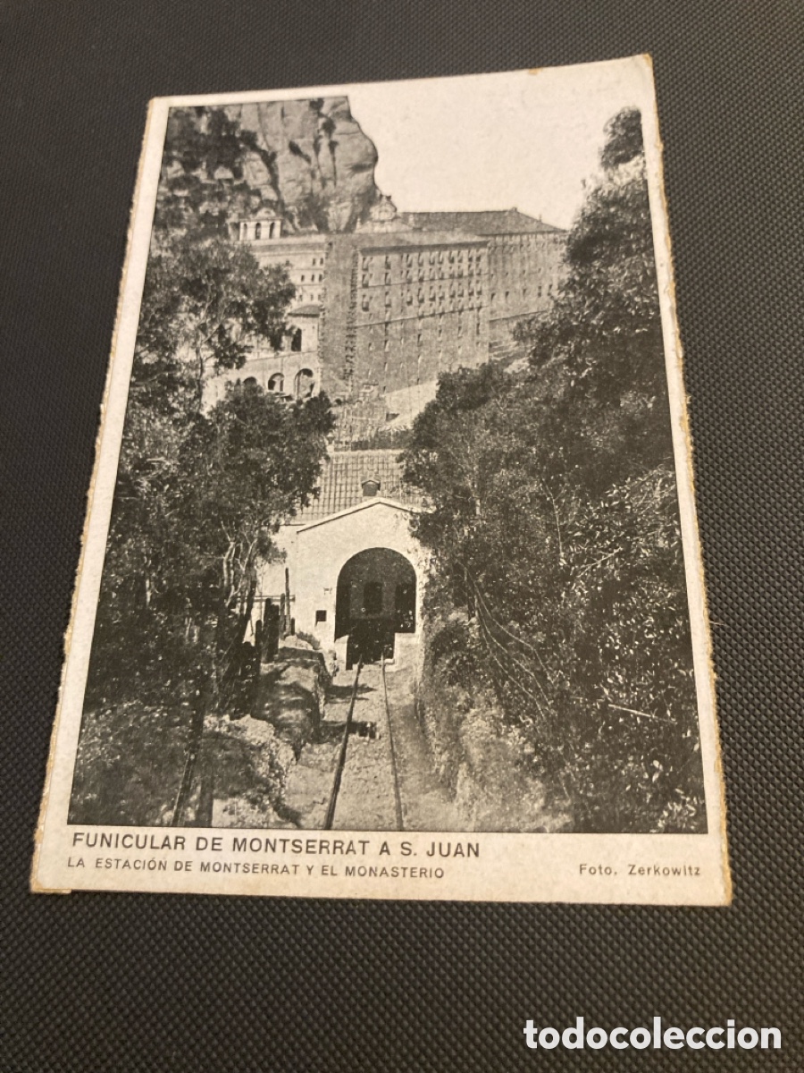 Postales: Montserrat funicular Sant Joan