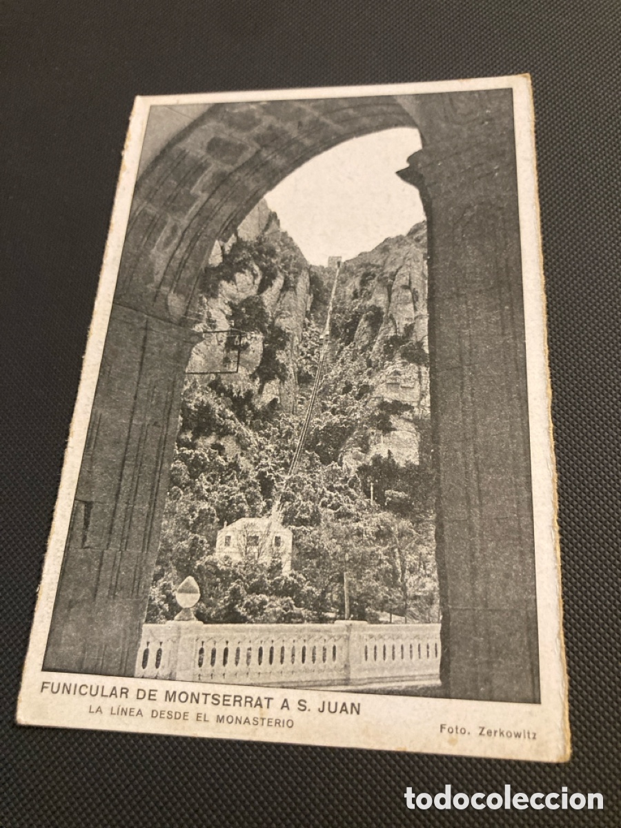 Postales: Montserrat funicular Sant Joan