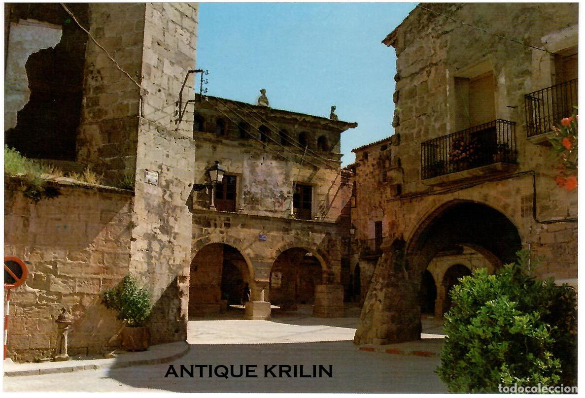 Postales: HORTA DE SANT JOAN / PLA&Ccedil;A DE SANT SALVADOR / EXCL. CASA EL RITO / SIN FRANQUEAR