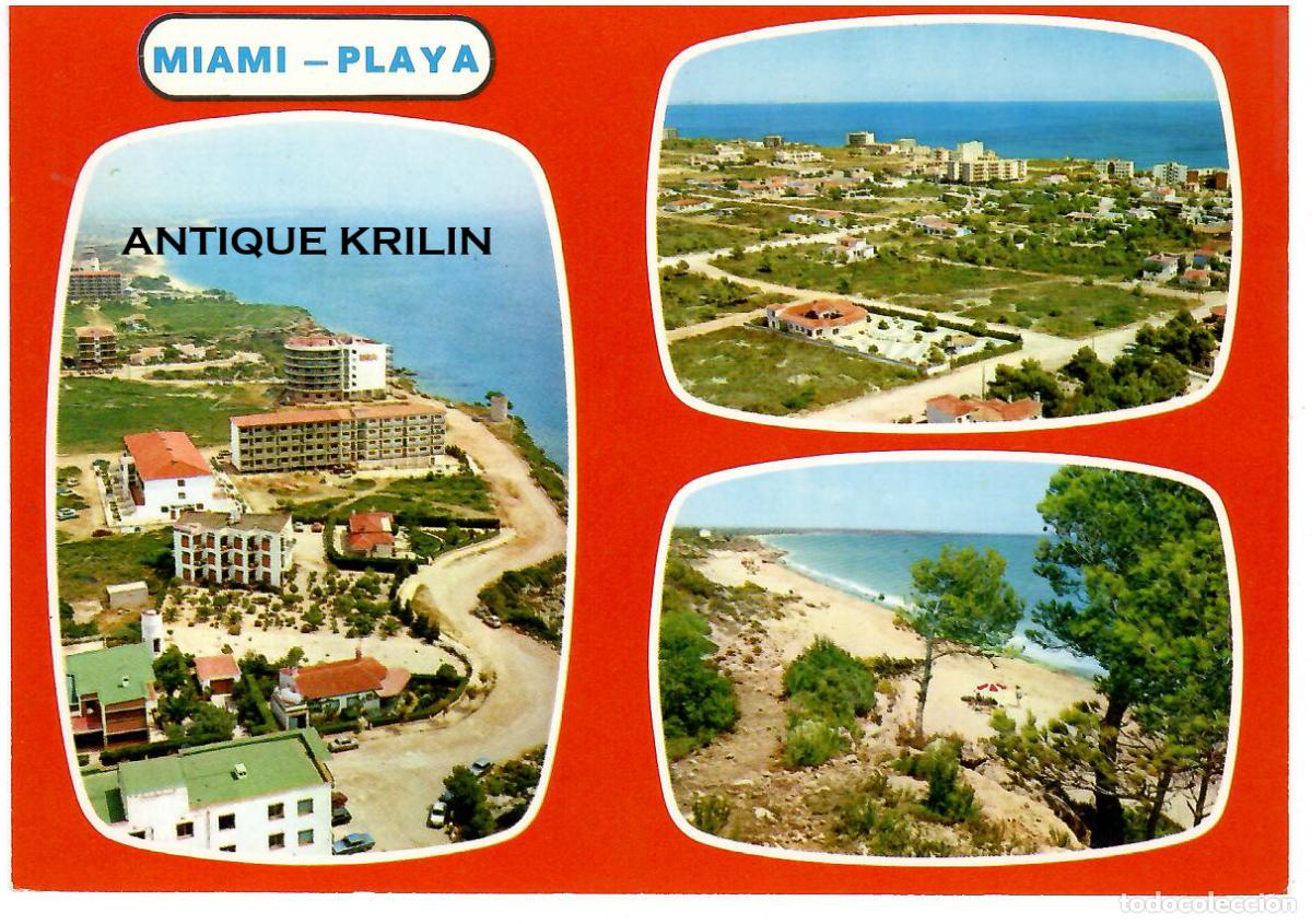 Postales: TARRAGONA / MIAMI PLAYA N&ordm; 23 DIVERSOS ASPECTOS DE LA PLAYA / RAYMOND / SIN FRANQUEAR