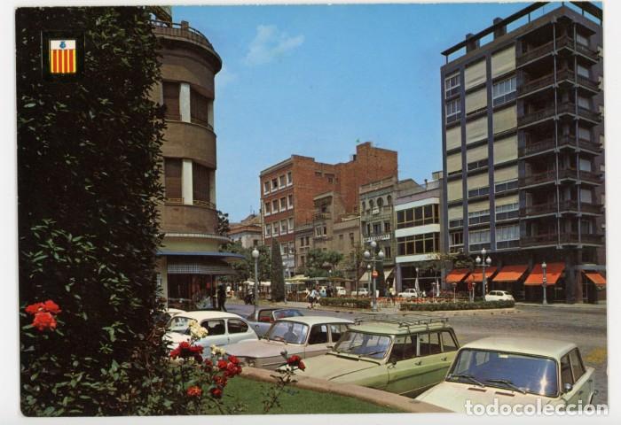 Postales: m12028 Sabadell Paseo Del General Primo De Rivera 1970 Escudo De Oro N&ordm;5862 sc seat 600 renault 8