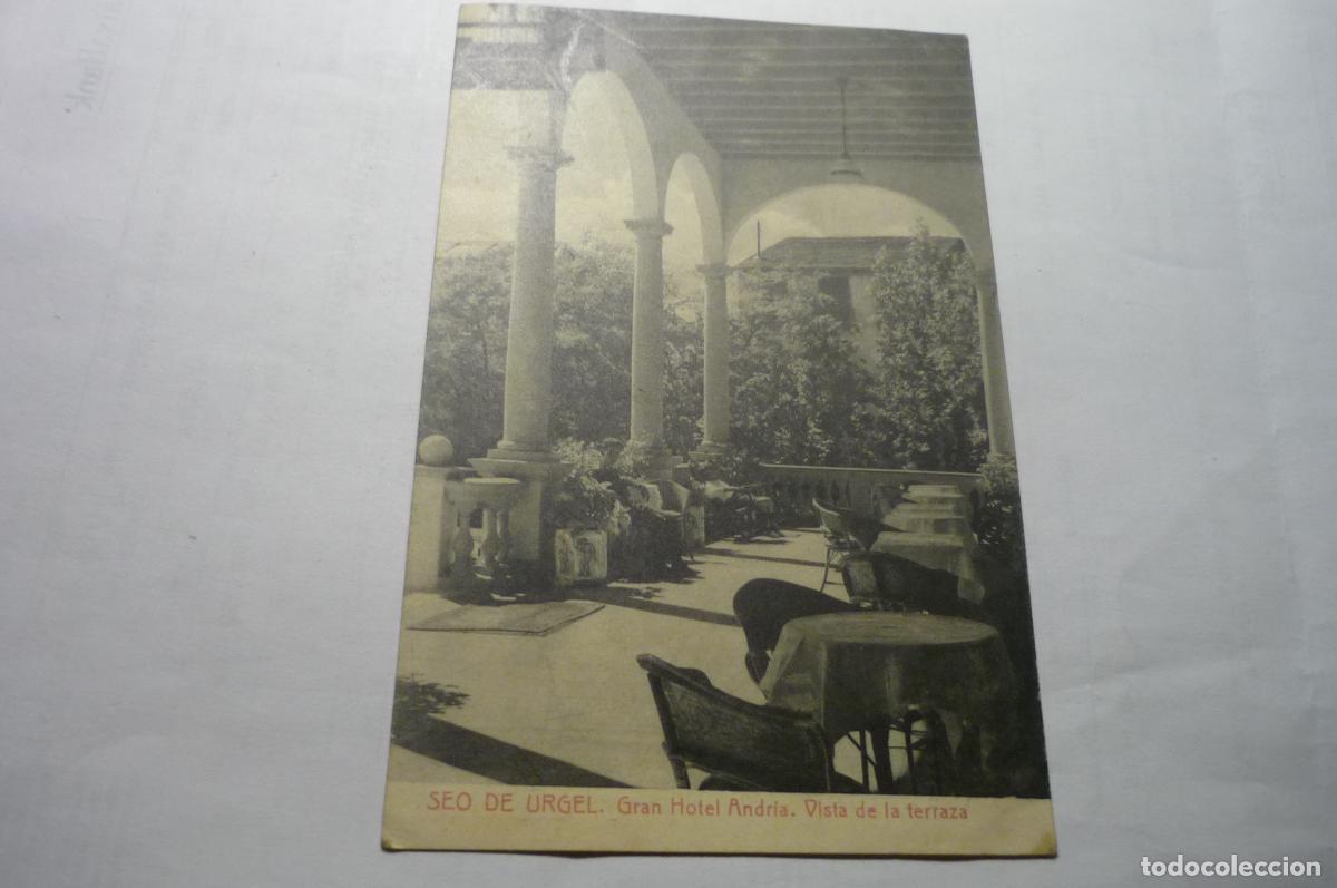 Cartes Postales: postal seo de urgel,.hotel andria.-terraza cm