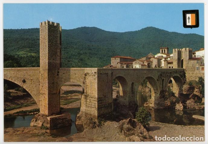 Postales: m12051 Besalu Puente Romanico 1970 Escudo De Oro N&ordm;5916 sc