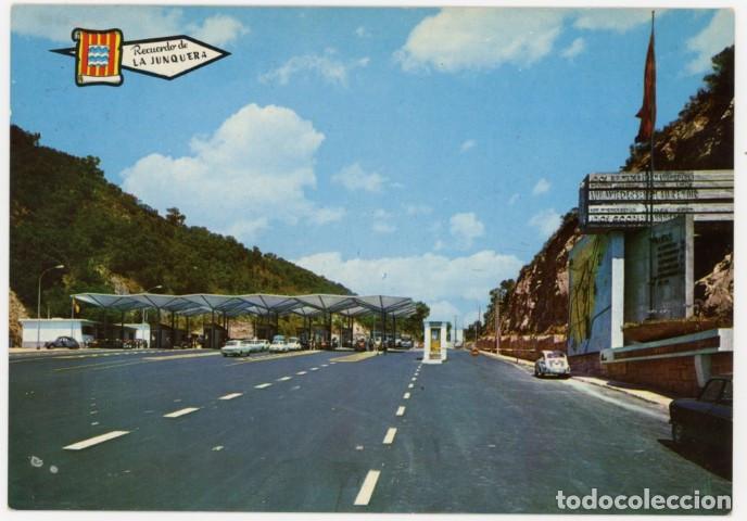 Postales: m12059 La Jonquera Paso Fronterizo 1968 Pergamino N&ordm;1180 fecha escrita seat 600