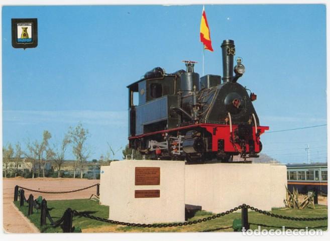 Postales: m12065 Martorell Monumento A La Primera Locomotora De Ffcc 1970 Escudo De Oro N&ordm;5607 escrita