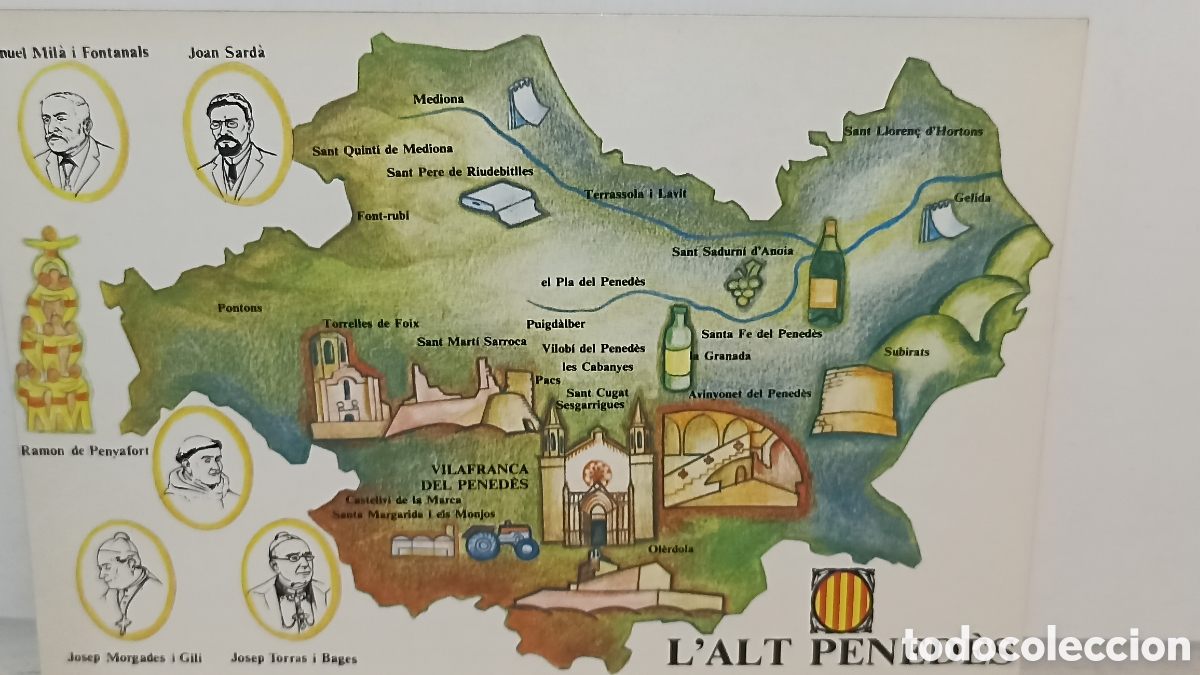 Postales: Mint. Alt Pened&eacute;s. campa&ntilde;a per a la identificaci&oacute;n del territorio de congress de cultura catalana