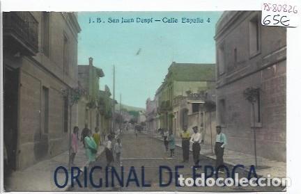 Postais: (PS-80826)POSTAL FOTOGRAFICA DE SAN JUAN DESPI-CALLE ESPA&Ntilde;A.J.B.4
