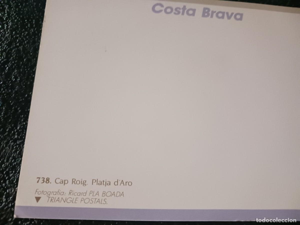 Postales: 738 cap roig, platja d`aro, ed. triangle - Foto 2
