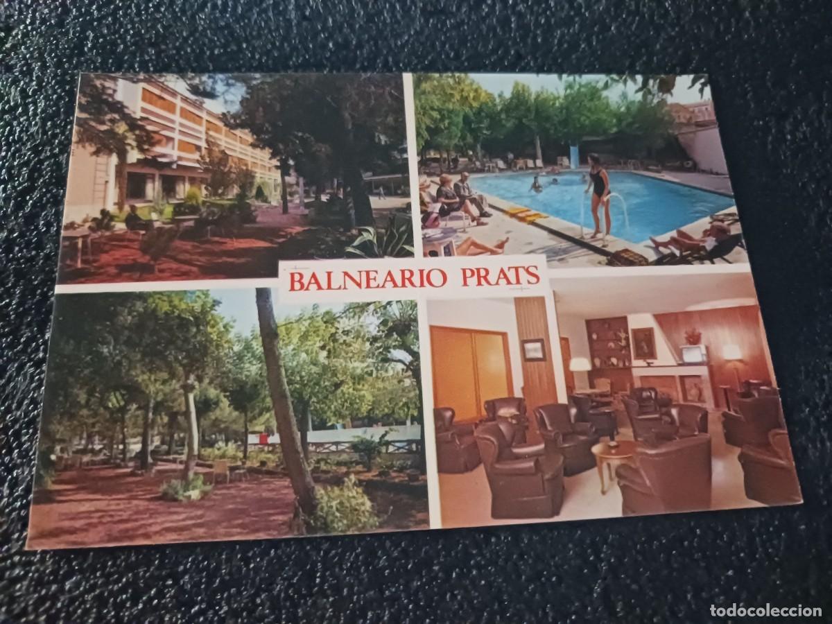 Postales: Caldas de Malavella (Girona). Balneario Prats. Varios aspectos, ed. mallol