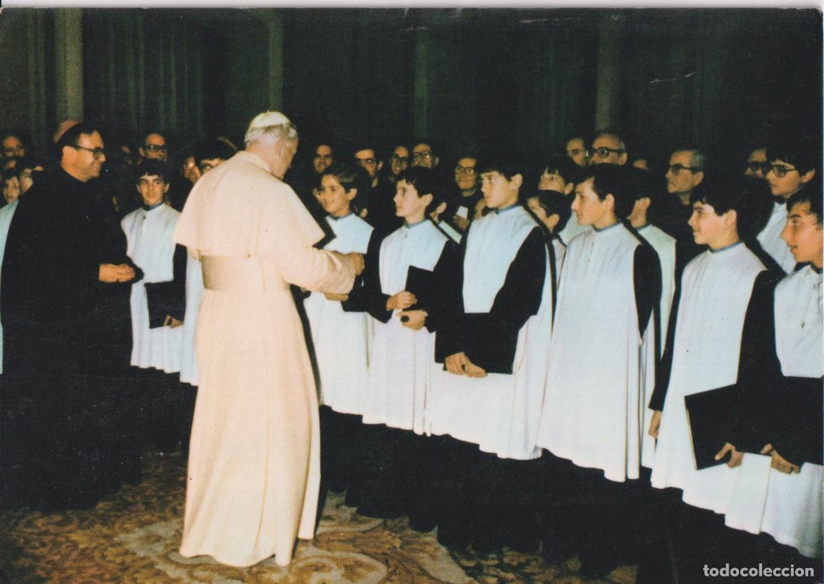 Postales: MONTSERRAT, EL PAPA A MONTSERRAT - 7. XI. 1982 - FOTO MATEO N&ordm;1 - CIRCULADA
