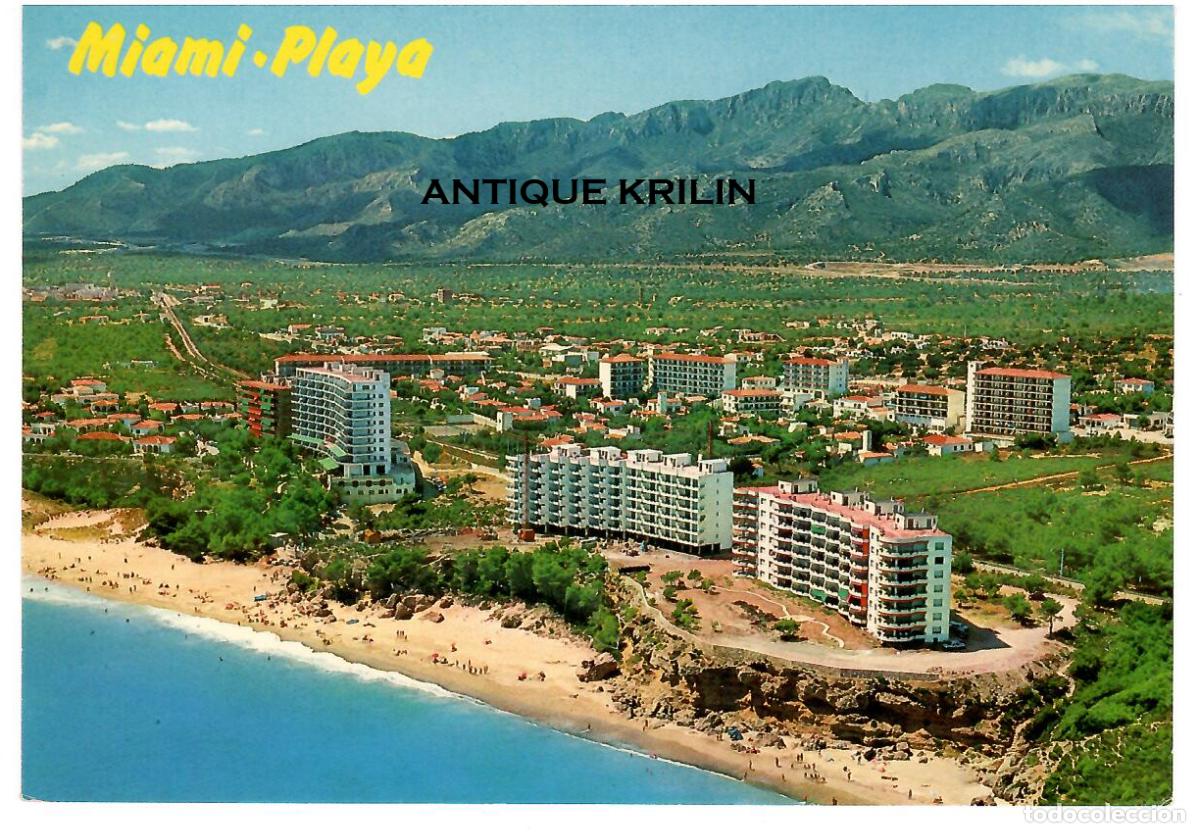 Postales: TARRAGONA / MIAMI-PLAYA N&ordm; 5 PLAYA Y VISTA PARCIAL / RAYMOND / SIN FRANQUEAR