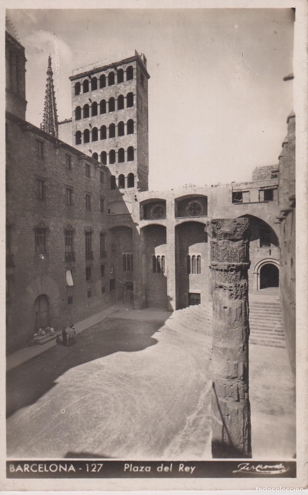 Postales: BARCELONA, PLAZA DEL REY - ZERKOWITZ N&ordm;127 - S/C