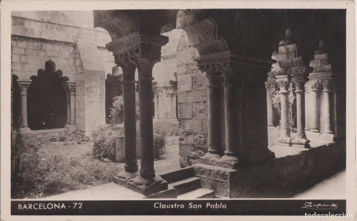 Postales: BARCELONA, CLAUSTRO SAN PABLO - ZERKOWITZ N&ordm;72 - S/C