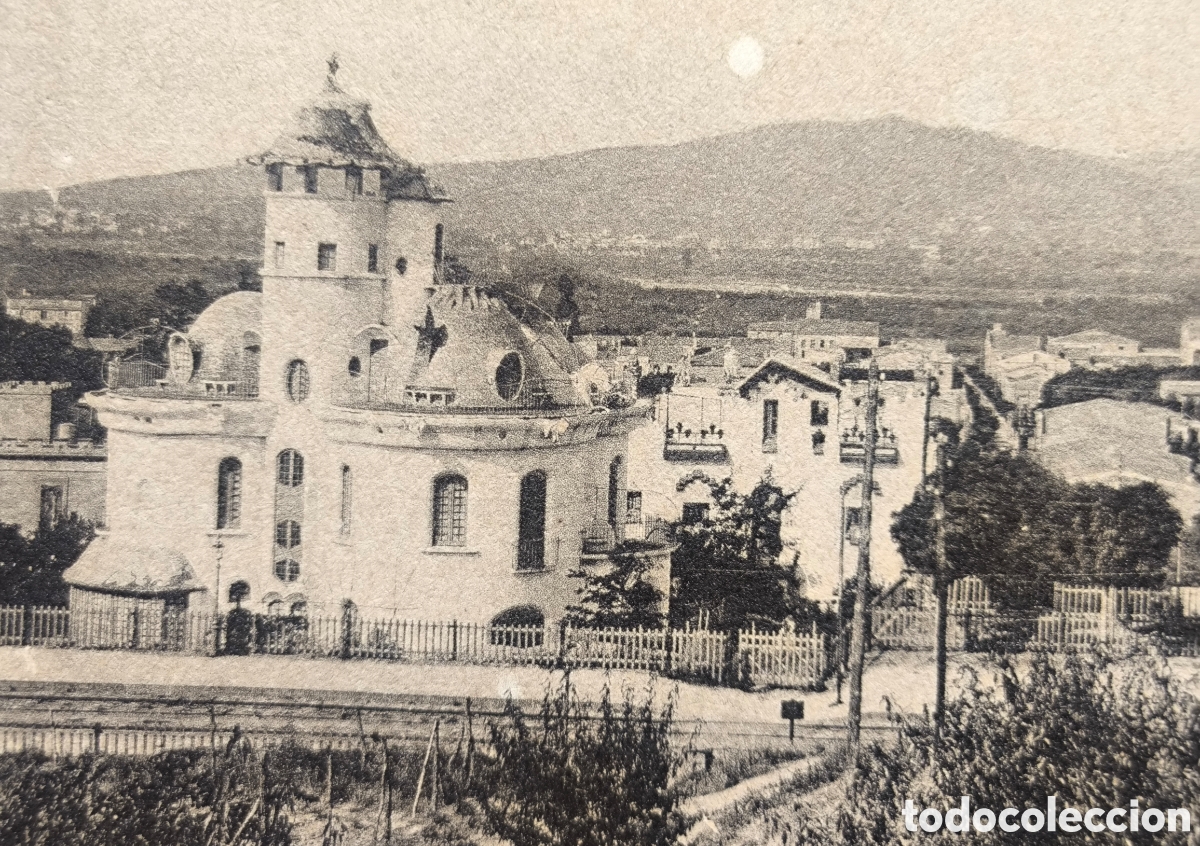 Postales: SANT JOAN DESP&Iacute; TORRE DE LA CREU ARQUITECTURA MODERNISTA POSTAL FOTOTIPIA BAIX LLOBREGAT C. 1915