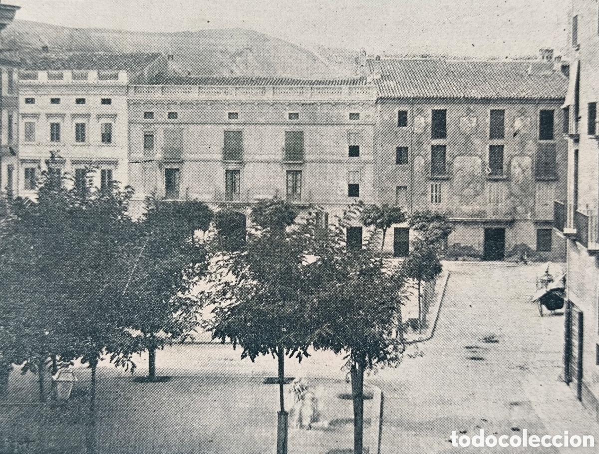 Postales: IGUALADA PLA&Ccedil;A DE LA CREU POSTAL CIRCULADA 1906