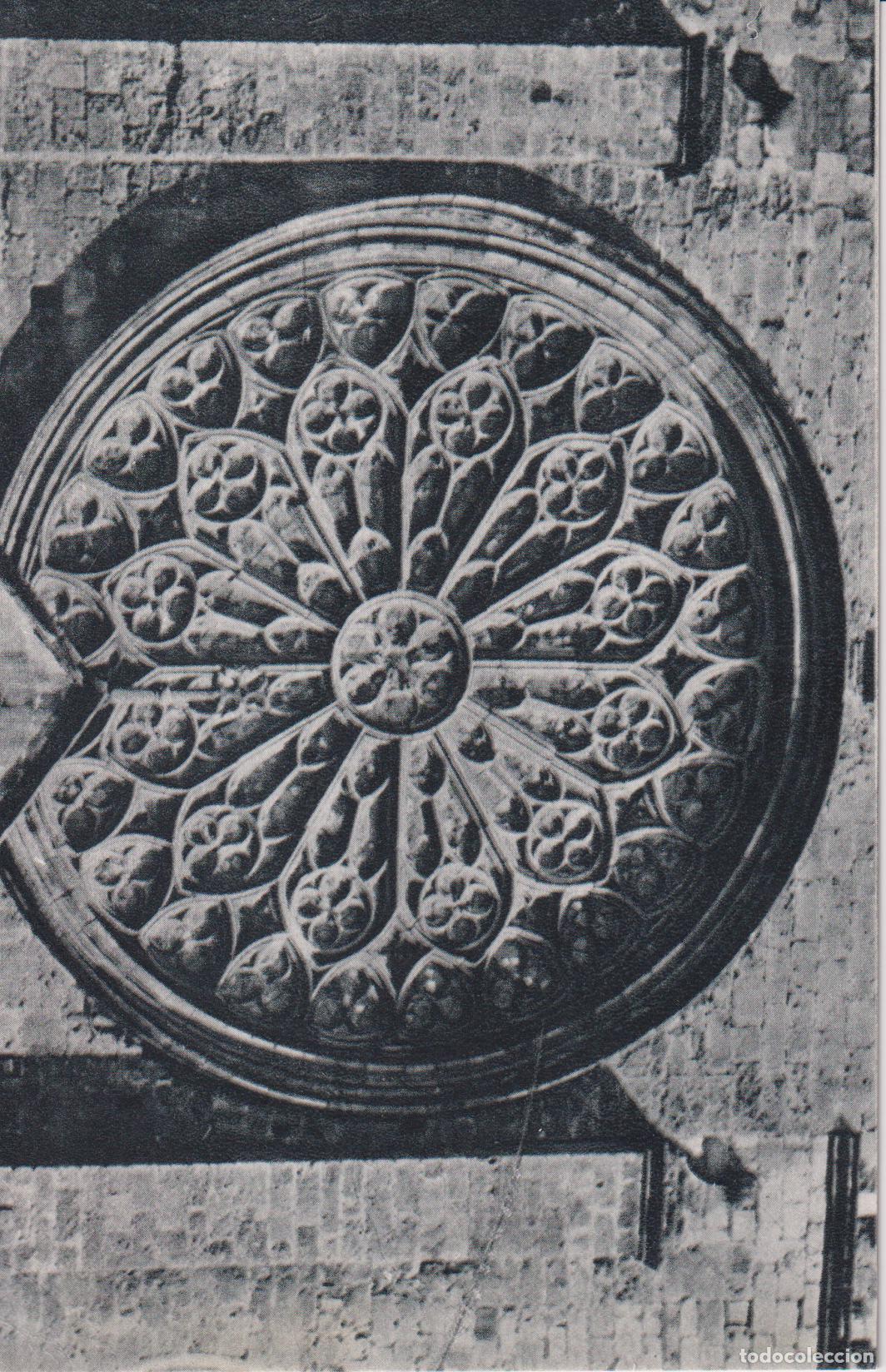 Postales: BARCELONA, ARTE G&Oacute;TICO, MONASTERIO SAN CUGAT DEL VALLES, ROSETON - EDITOR ARTIGUES - S/C