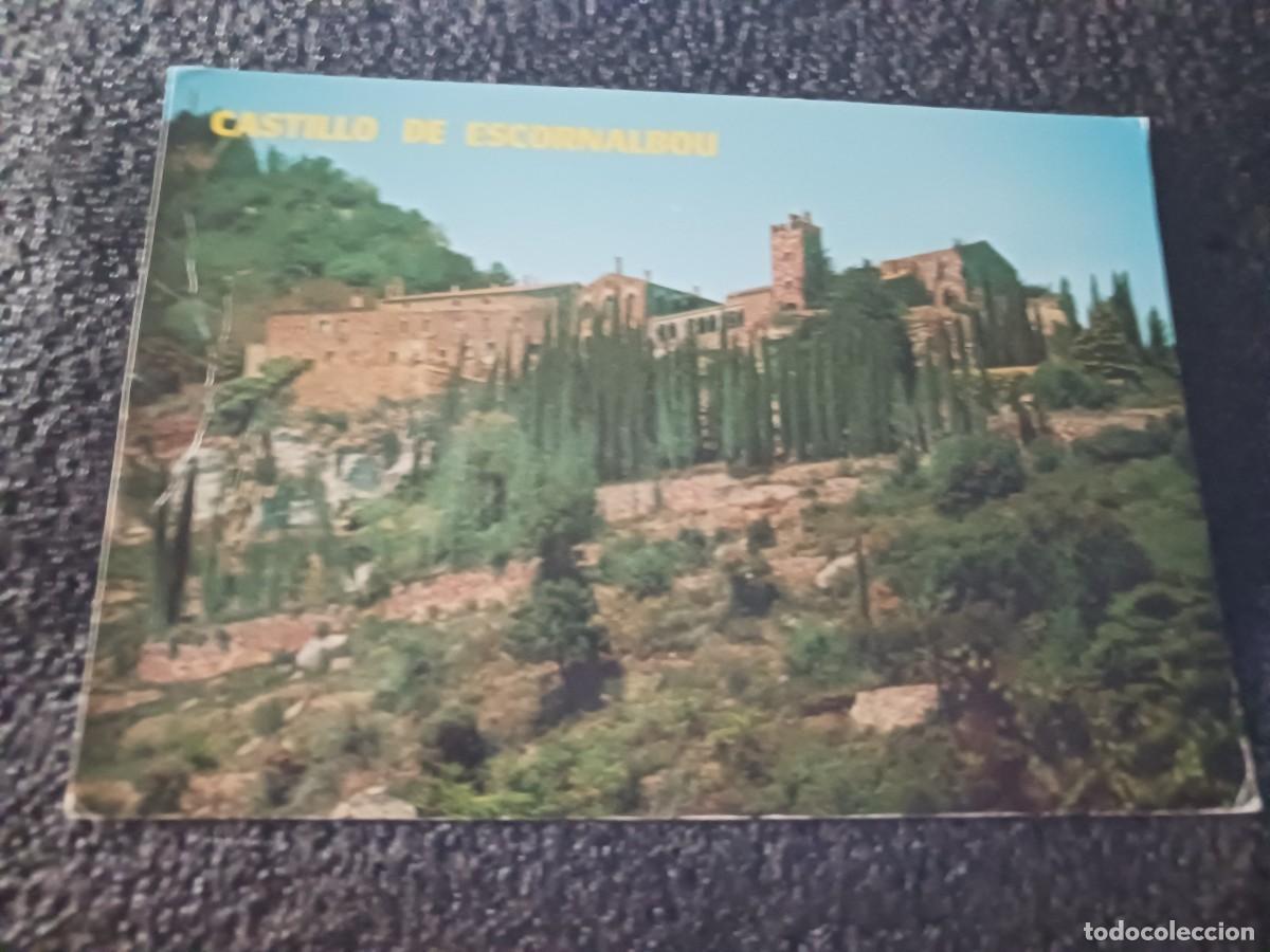 Postales: 7 RIUDECA&Ntilde;AS - CASTILLO DE ESCORNALBOU - VISTA GRAL., ED. RAYMOND