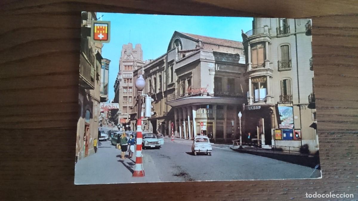Postales: TARJETA POSTAL MANRESA AV DEL CAUDILLO BARCELONA - NO CIRCULADA, ESCRITA