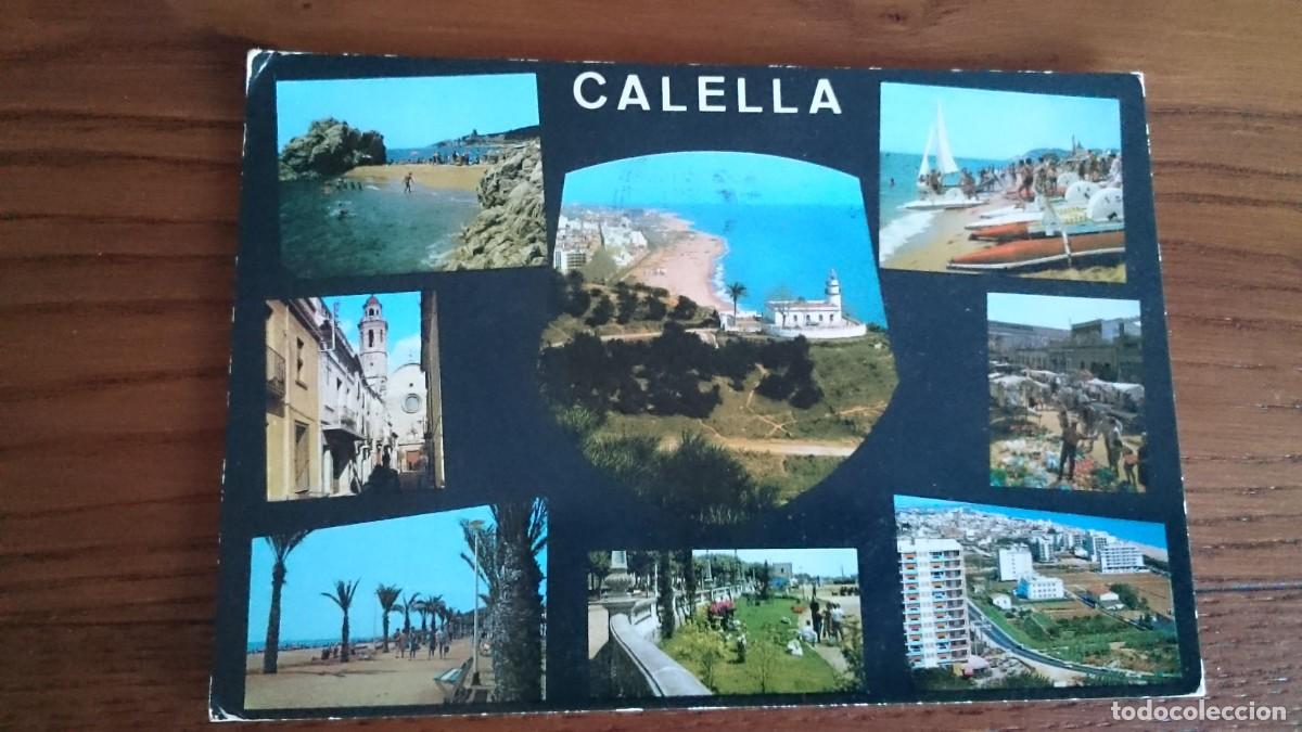 Postales: TARJETA POSTAL CALELLA DIFERENTES VISTAS - BARCELONA - CIRCULADA