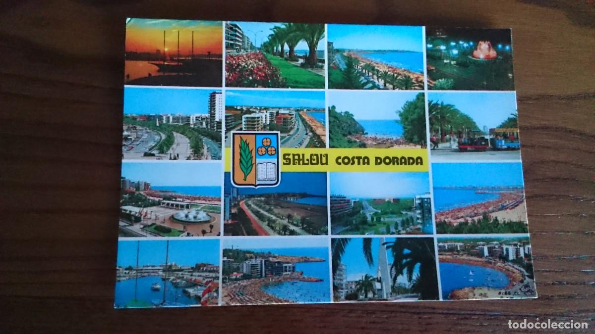 Postales: TARJETA POSTAL SALOU DIFERENTES VISTAS COSTA DORADA - NO CIRCULADA NO ESCRITA
