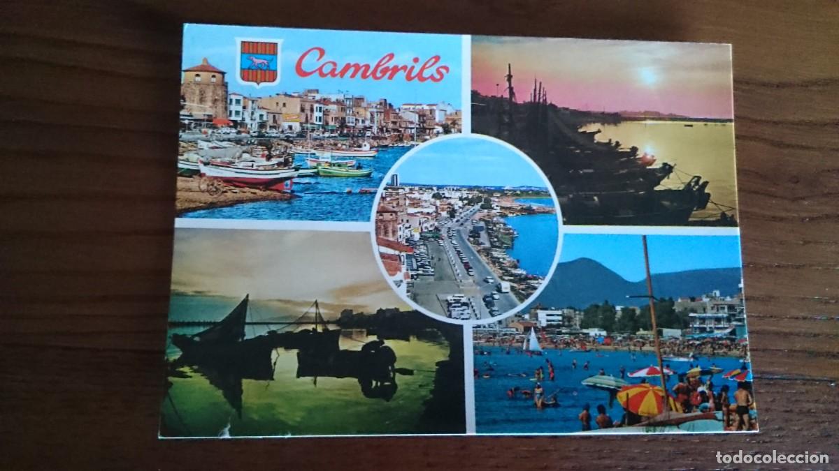 Postales: TARJETA POSTAL CAMBRILS DIFERENTES VISTAS COSTA DORADA - NO CIRCULADA NO ESCRITA