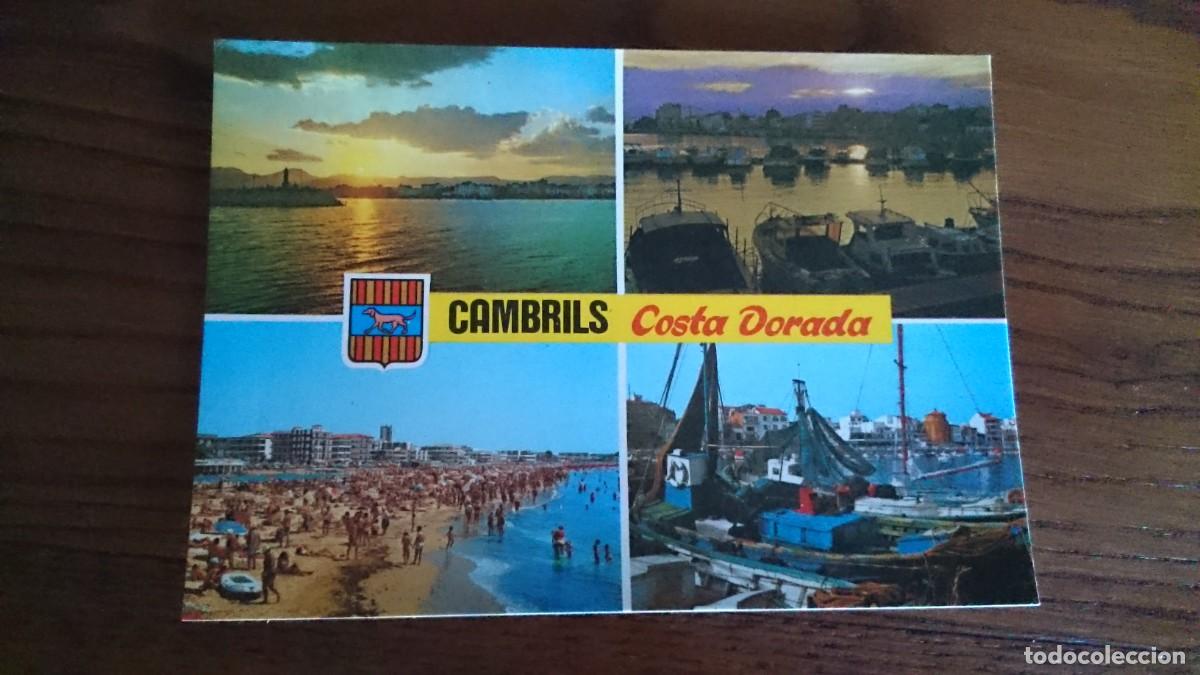 Postales: TARJETA POSTAL CAMBRILS DIFERENTES VISTAS COSTA DORADA - NO CIRCULADA NO ESCRITA