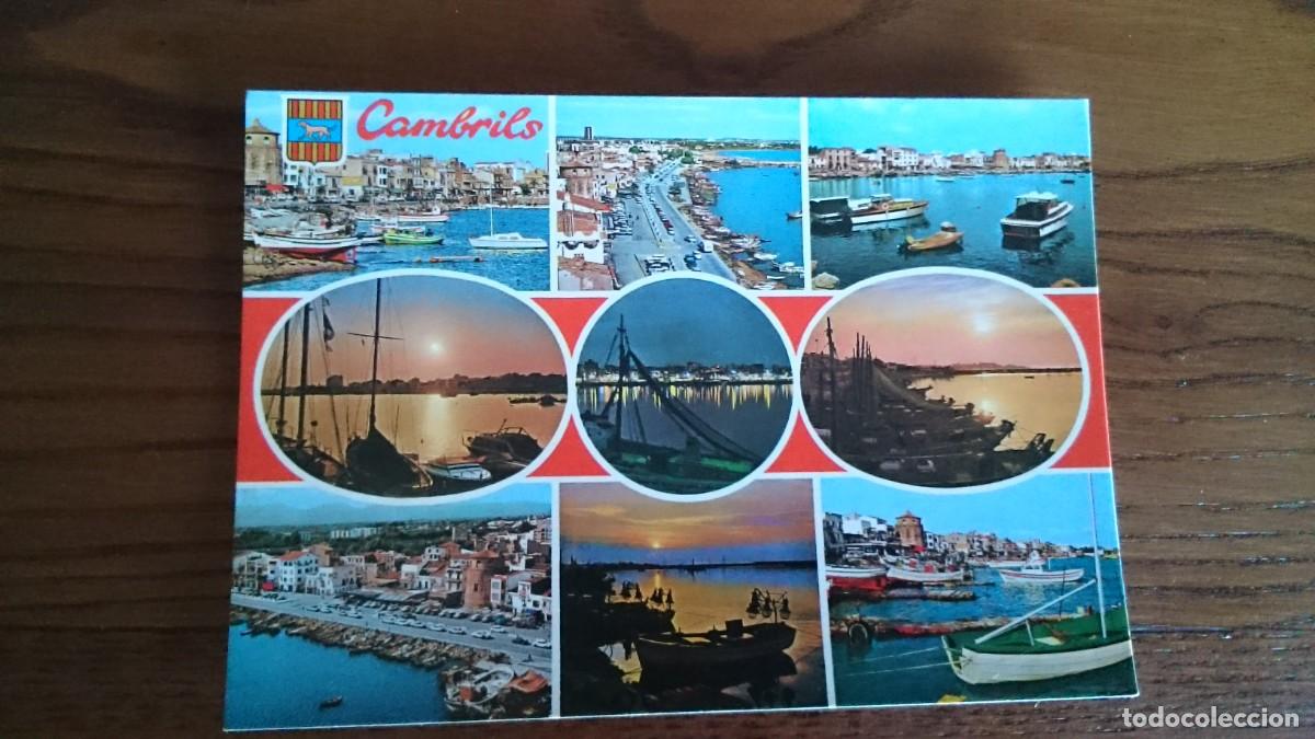 Postales: TARJETA POSTAL CAMBRILS DIFERENTES VISTAS COSTA DORADA - NO CIRCULADA NO ESCRITA