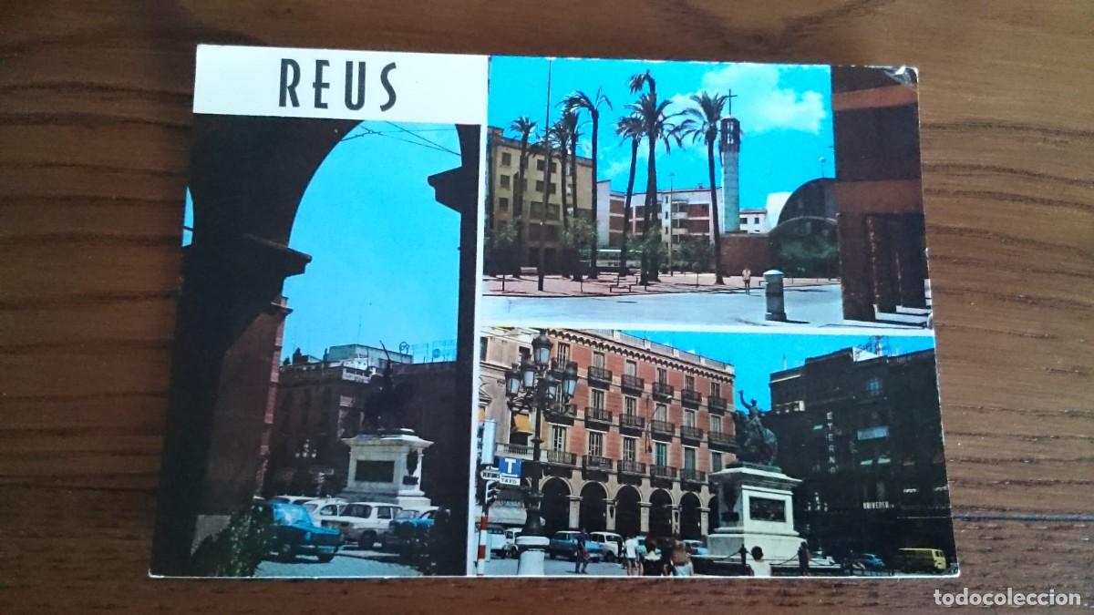 Postales: TARJETA POSTAL REUS DIFERENTES VISTAS TARRAGONA - NO CIRCULADA, ESCRITA A&Ntilde;O 68