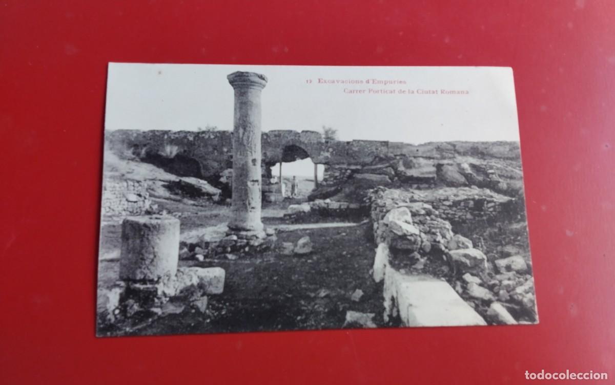 Postales: AMPURIES , POSTAL ANTIGUA , BLANCO Y NEGRO