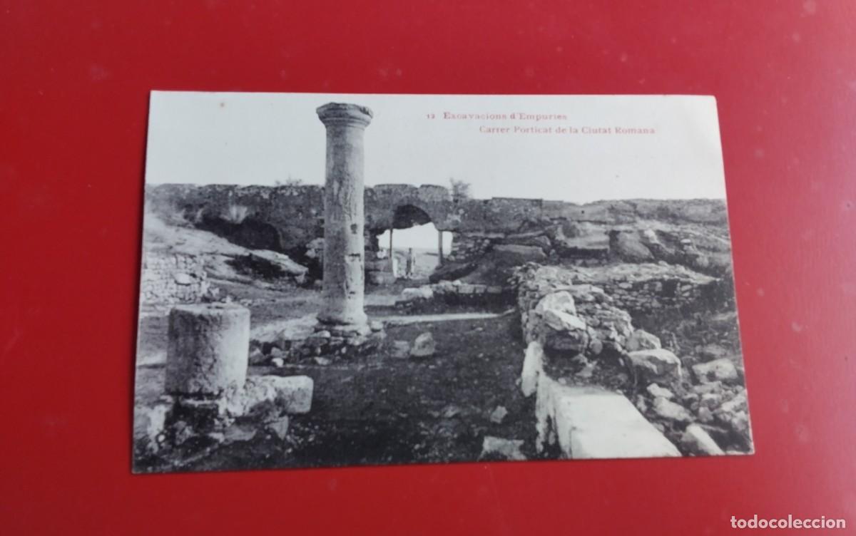 Postales: AMPURIES , POSTAL ANTIGUA , BLANCO Y NEGRO - Foto 2
