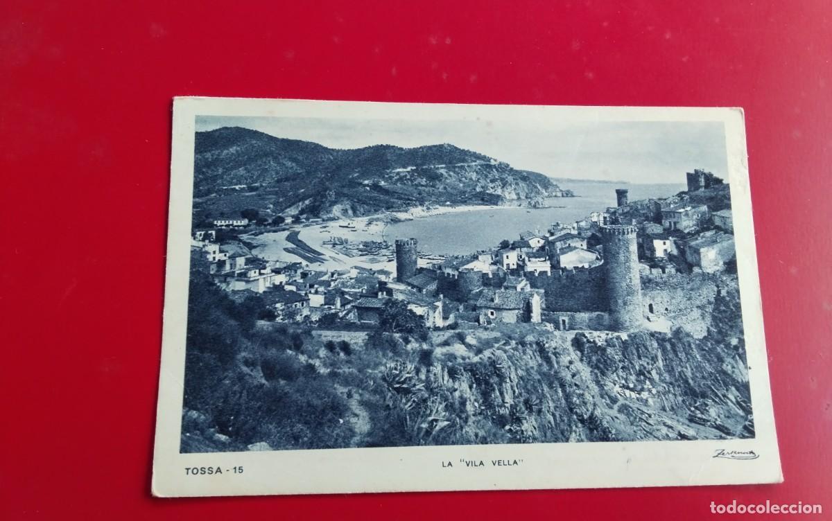 Postales: TOSSA DE MAR , POSTAL ANTIGUA , BLANCO Y NEGRO - Foto 3