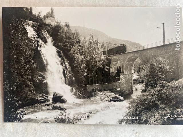 Postales: Ribas de Freser. N&ordm; 6831. Cascada de Montagut. Ed. Zerkowitz. Postal sin circular