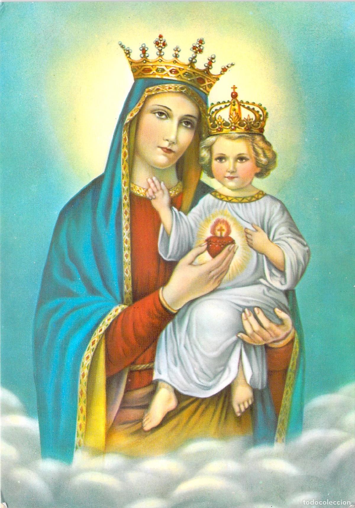 Postales: Postal de Nuestra Se&ntilde;ora del Sagrado Coraz&oacute;n, Abogada de las Causas Dif&iacute;ciles