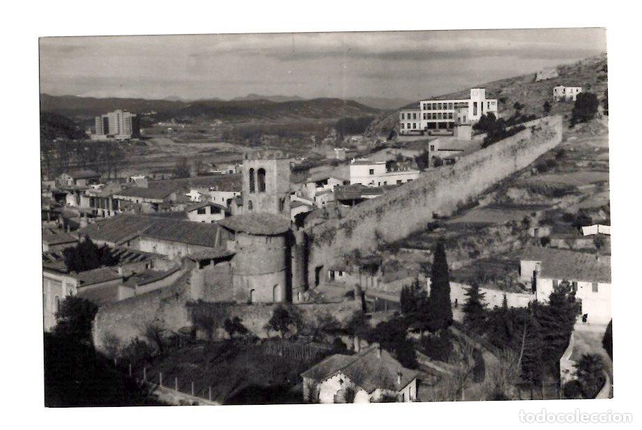 Postales: TARJETA POSTAL GERONA SAN PEDRO DE GALLIGANS MURALLA DE MONTJUICH. N&ordm; 73