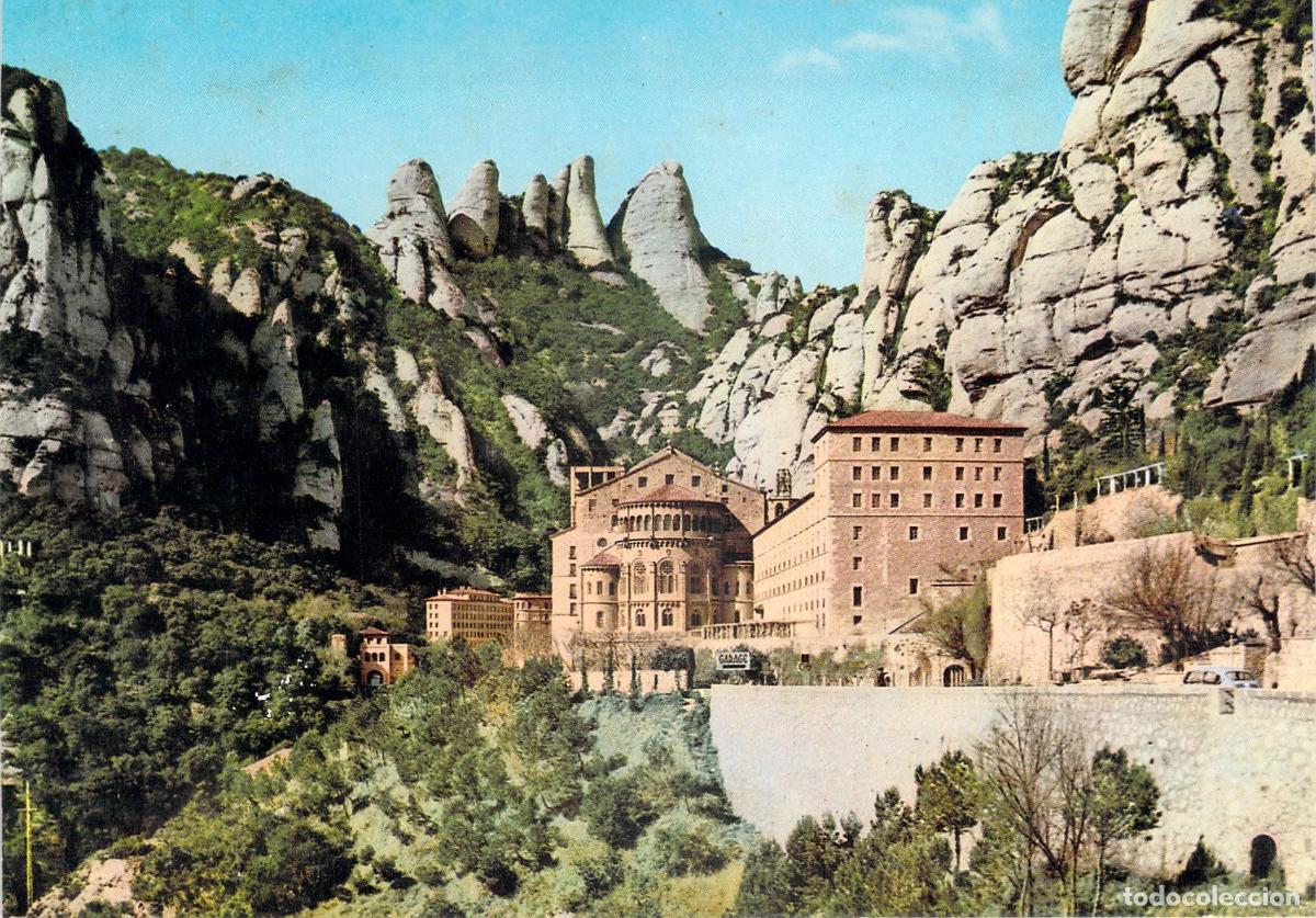 Postales: Postal del Monasterio de Montserrat