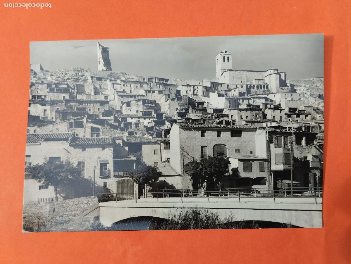 Postales: GUIMERA LERIDA - VISTA PARCIAL Y PUENTE - FOTO RAYMOND