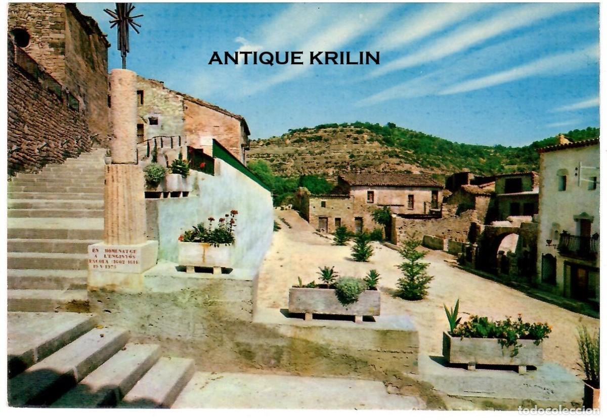 Postales: VALLFOGONA DE RIUCORP / MONUMENT ESCOLA DEL RECTOR I PLA&Ccedil;A NOVA / MAG&Iacute; SU&Ntilde;&Eacute; / SIN FRANQUEAR