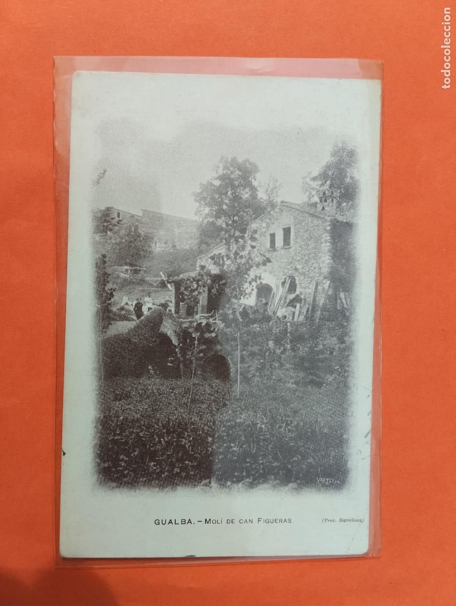 Postales: GUALBA. MOL&Iacute; DE CAN FIGUERAS, IMP. TASSO. BARCELONA